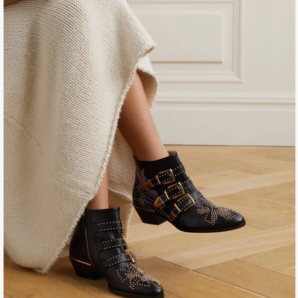 Chloe Gold Susanna Boots - New in Box - Picture 14 of 15